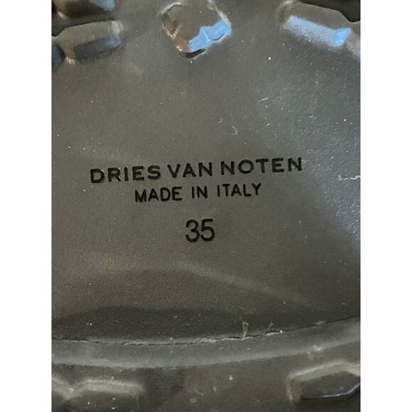 Dries Van Noten Burgundy Leather Chunky Loafers – Women’s Size 36 (EU) - Picture 8 of 8